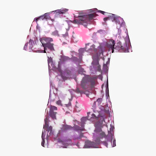 Osaga dames sport T-shirt met bloemenprint paars