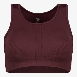 Osaga seamless dames yoga BH bordeauxrood