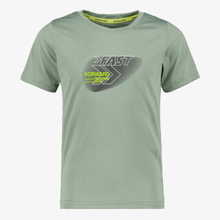 Osaga Dry jongens  sport T-shirt met opdruk groen