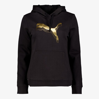 Puma Metallic Fl dames hoodie zwart goud