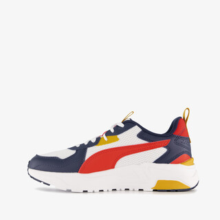 Puma Trinity Lite kinder sneakers blauw rood