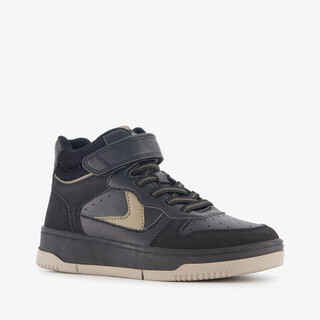Blue Box hoge jongens sneakers zwart beige