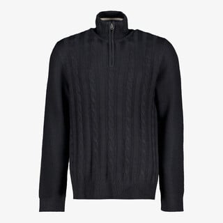 Produkt heren trui met hoge kraag blauw