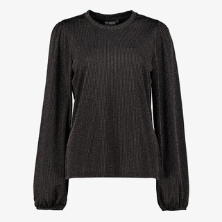 TwoDay dames party top zwart zilver