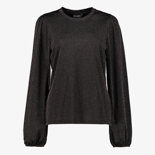 TwoDay dames party top zwart zilver