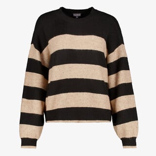 TwoDay dames trui zwart bruin