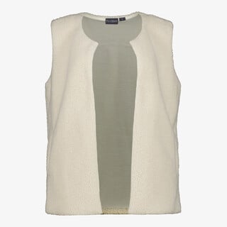 TwoDay dames teddy gilet lichtbeige