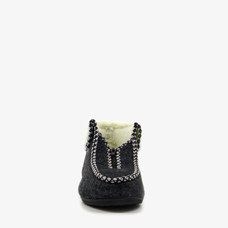 Thu!s dames pantoffel hoog zwart