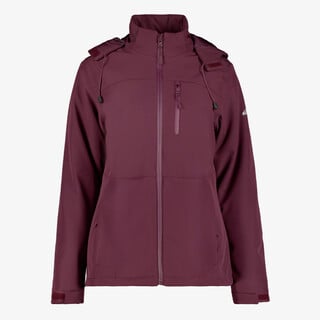 Mountain Peak gewatteerde dames softshell jas bordeaux