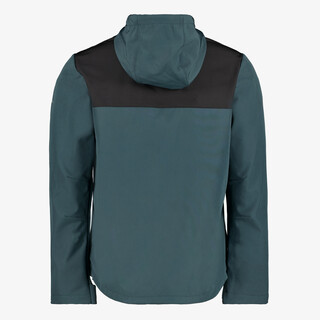 Mountain Peak heren softshell jas blauw zwart