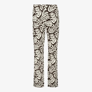 TwoDay pantalon dames bruin/wit