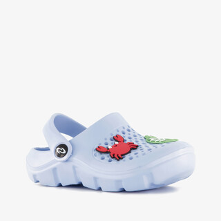 Jongens klompen met zeedieren lichtblauw