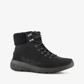 Skechers On-the-GO Glacial suède veterboots zwart
