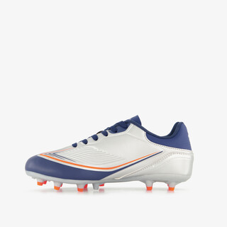 Dutchy FG kinder voetbalschoenen grijs blauw