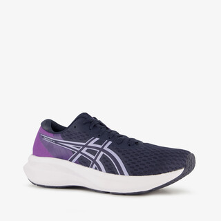Asics Patriot 14 dames hardloopschoenen zwart paars