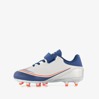 Dutchy FG kinder voetbalschoenen grijs blauw