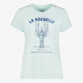 TwoDay dames t-shirt met opdruk blauw