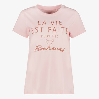 TwoDay dames t-shirt met opdruk roze