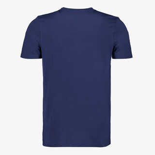 Unsigned heren T-shirt met opdruk blauw