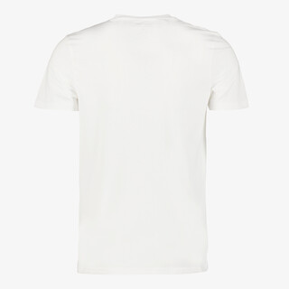 Unsigned heren T-shirt met tekstopdruk wit