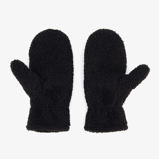 Dames teddy wanten zwart