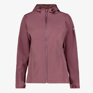 Mountain Peak dames softshell jas roze