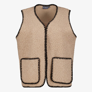 TwoDay dames teddy gilet bruin