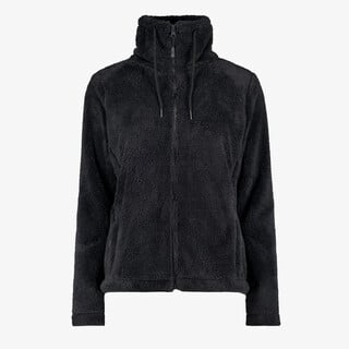 Mountain Peak furry dames fleece vest zwart