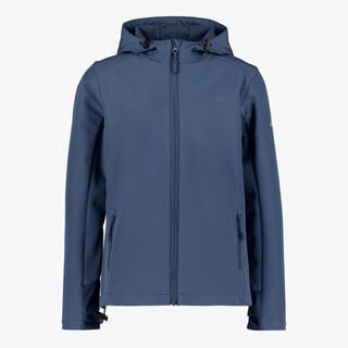 Mountain Peak kinder softshell jas blauw