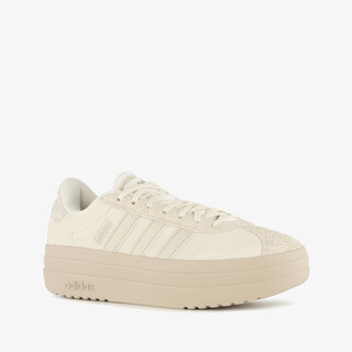 Adidas VL Court Bold suède dames sneakers wit