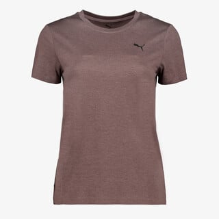Puma Tad Essentials dames sport T-shirt donkerpaars