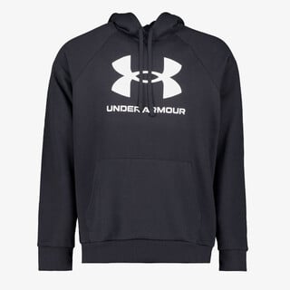 Under Armour Rival Fleece Logo heren hoodie zwart