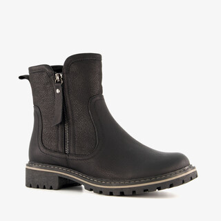 Blue Box gevoerde dames enkellaarzen zwart