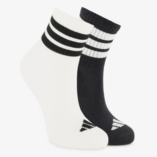 Adidas 3 paar Ribbed kids sokken wit zwart