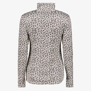 Mountain Peak dames skipully met rits luipaardprint