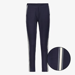 TwoDay dames broek met bies blauw