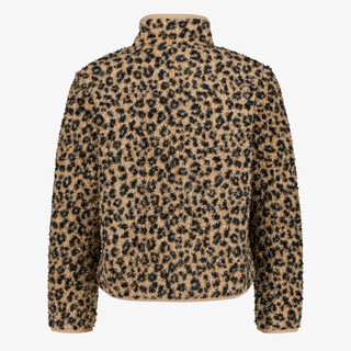 Mountain Peak meisjes outdoor fleece vest met panterprint
