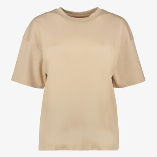 TwoDay oversized dames T-shirt beige