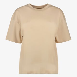 TwoDay oversized dames T-shirt beige