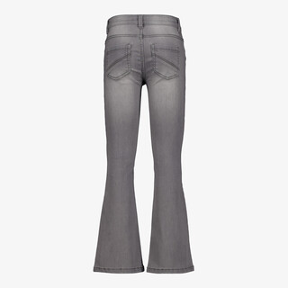 Twoday meisjes flared jeans medium grijs