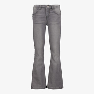 Twoday meisjes flared jeans medium grijs
