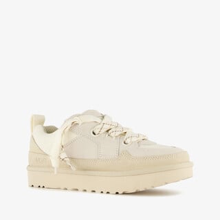 UGG Lo Lowmel suede dames sneakers wit