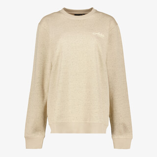 Unsigned fijngebreide heren trui beige