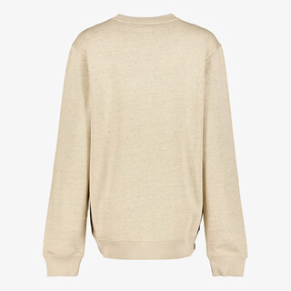 Unsigned fijngebreide heren trui beige