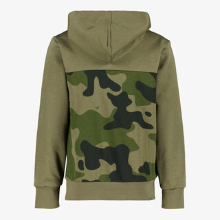 Adidas J Camo FL kinder hoodie met camouflageprint groen
