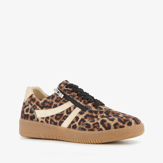 Natuform dames sneakers met luipaardprint bruin