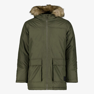 JJ REBEL heren parka winterjas groen