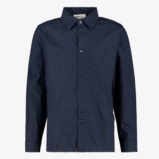 Name It jongens overhemd met borstzakje blauw