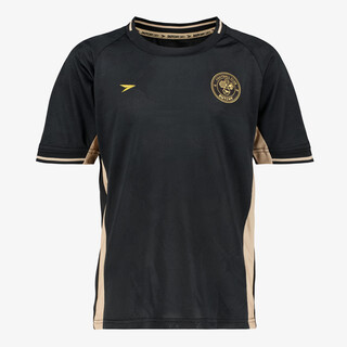 Dutchy Dry kinder voetbal T-shirt zwart beige