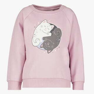 Name It meisjes trui roze met katten